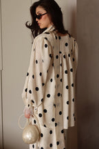 Elena Polka Dot Blouse Skirt Set