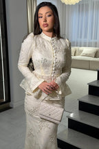 Elena Sequin Peplum Skirt Set