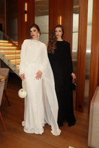 Elena Chiffon Cape Two Piece Abaya Set