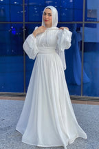 Chloe Chiffon Pleated Maxi Dress