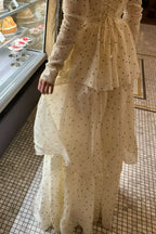 Victoria Polka Dot Tiered Dress