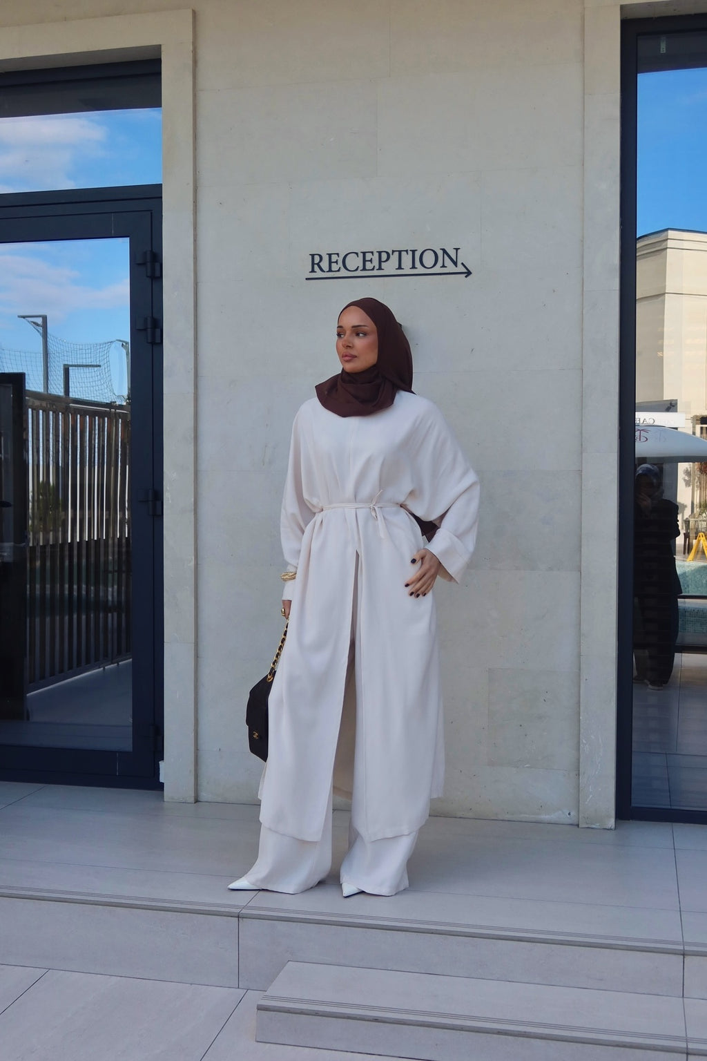 Lina Wrap Sash Trouser Two‑Piece Set