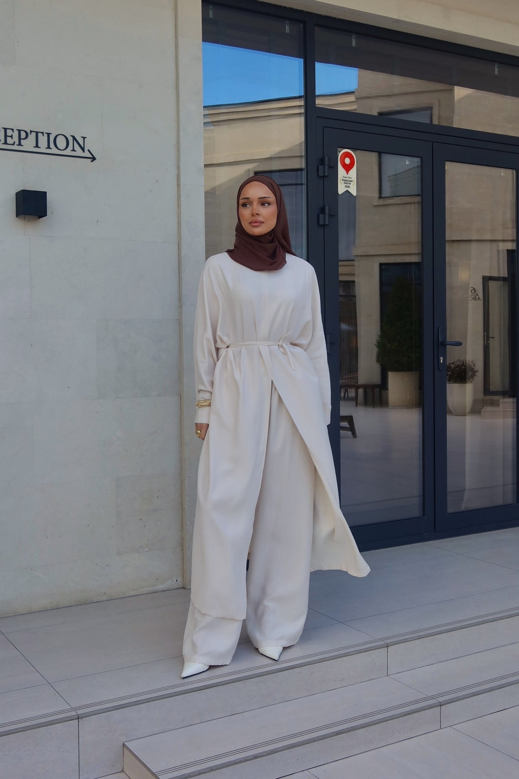 Lina Wrap Sash Trouser Two‑Piece Set