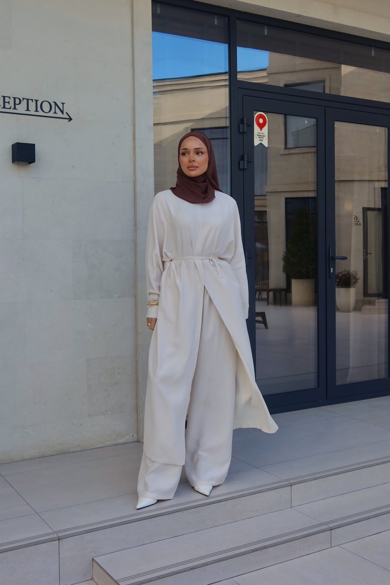 Lina Wrap Sash Trouser Two‑Piece Set