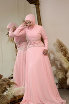 Rima Embellished Waist  Maxi Dress