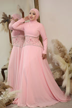 Rima Embellished Waist  Maxi Dress