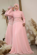 Rima Embellished Waist  Maxi Dress
