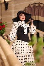 Celeste Polka Dot Corset Tiered Set