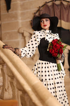 Celeste Polka Dot Corset Tiered Set