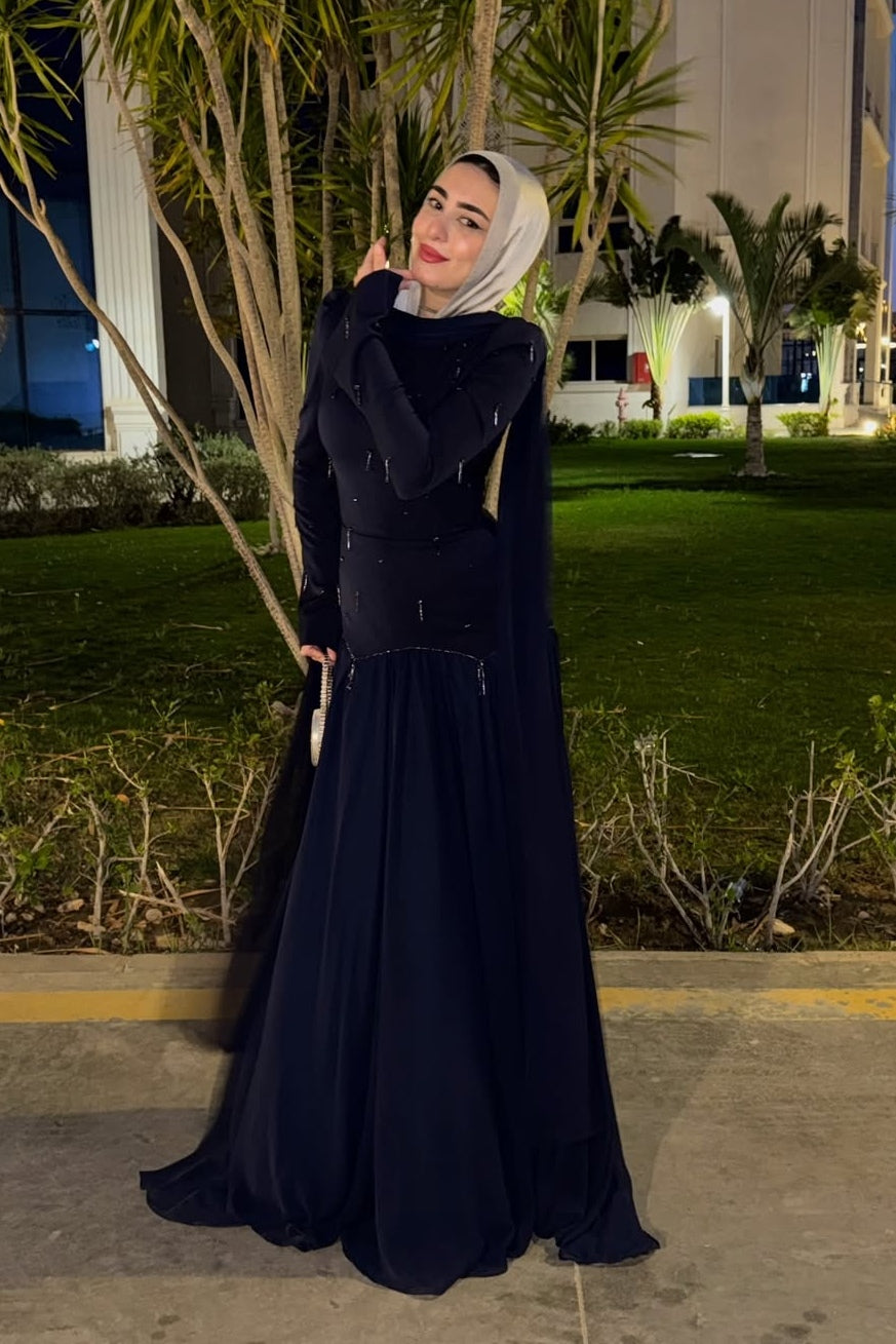 Sarah Bead Embroidered Abaya Dress