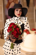 Celeste Polka Dot Corset Tiered Set