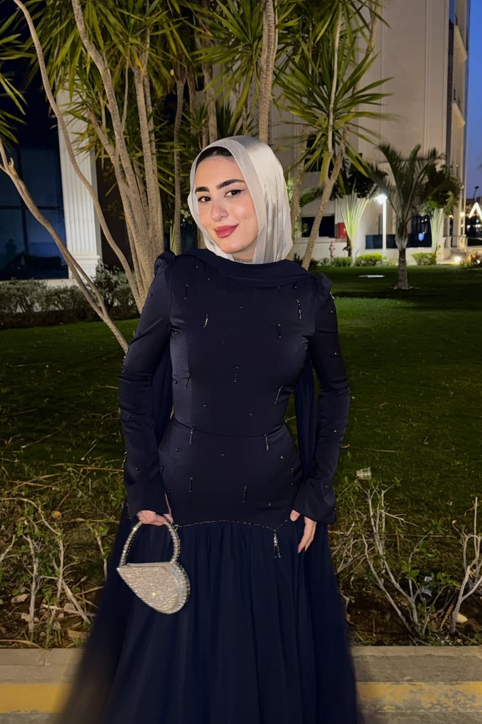 Sarah Bead Embroidered Abaya Dress