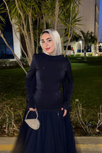 Sarah Bead Embroidered Abaya Dress