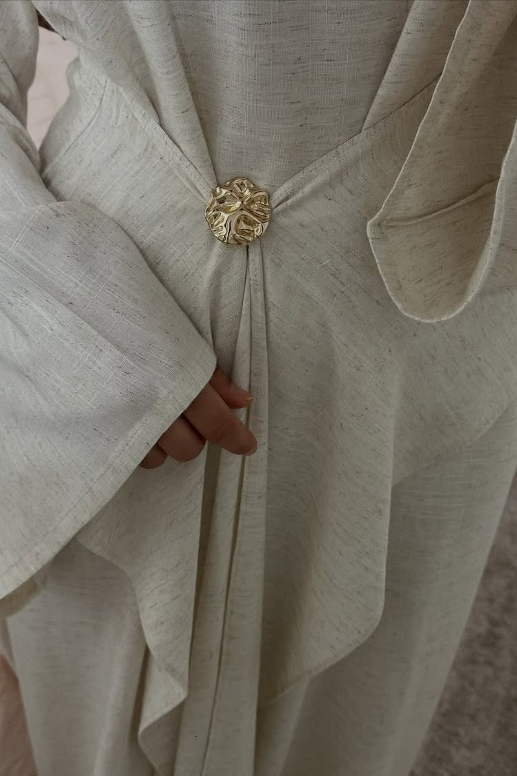 Grace Sunbrooch Draped Maxi Dress