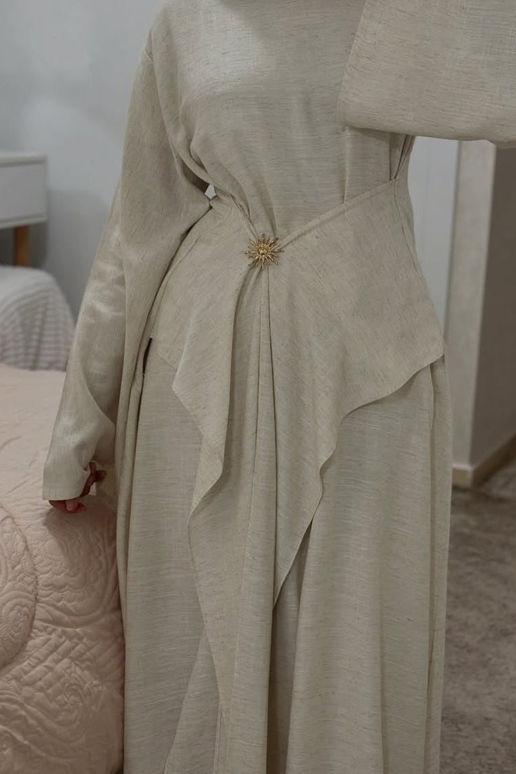 Grace Sunbrooch Draped Maxi Dress