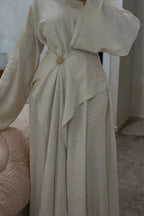 Grace Sunbrooch Draped Maxi Dress