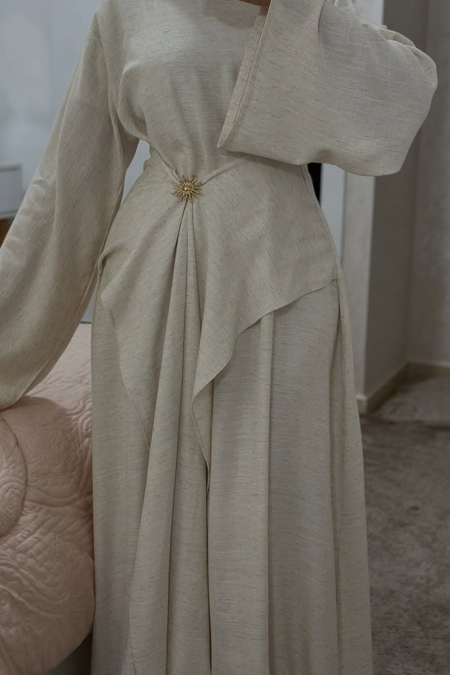 Grace Sunbrooch Draped Maxi Dress