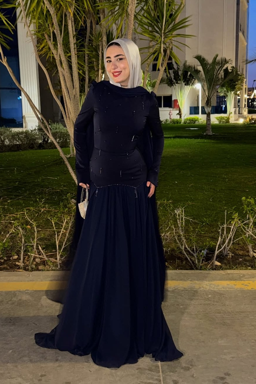 Sarah Bead Embroidered Abaya Dress