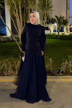 Sarah Bead Embroidered Abaya Dress