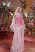 Laila Sequin Corset Cape Two Piece Abaya