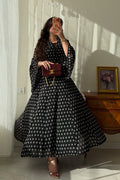 Thea Polka Dot Collared Flared Dress