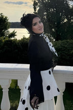 Eliza Polka Dot Layered Skirt Two Piece Set