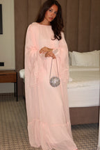Sara Loose Fit Ruffle Hem Casual Abaya Piece