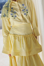 Elena Floral Embroidery Tiered Co-ord