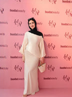 Noura Satin Flare Sleeve Two‑Piece Set