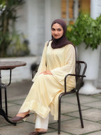 Safia Loose Textured Tunic Dress