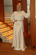 Liora Elegant Satin Two‑piece Outfit