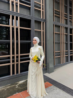 Aisha Bow‑Accent Two‑Piece Maxi dress