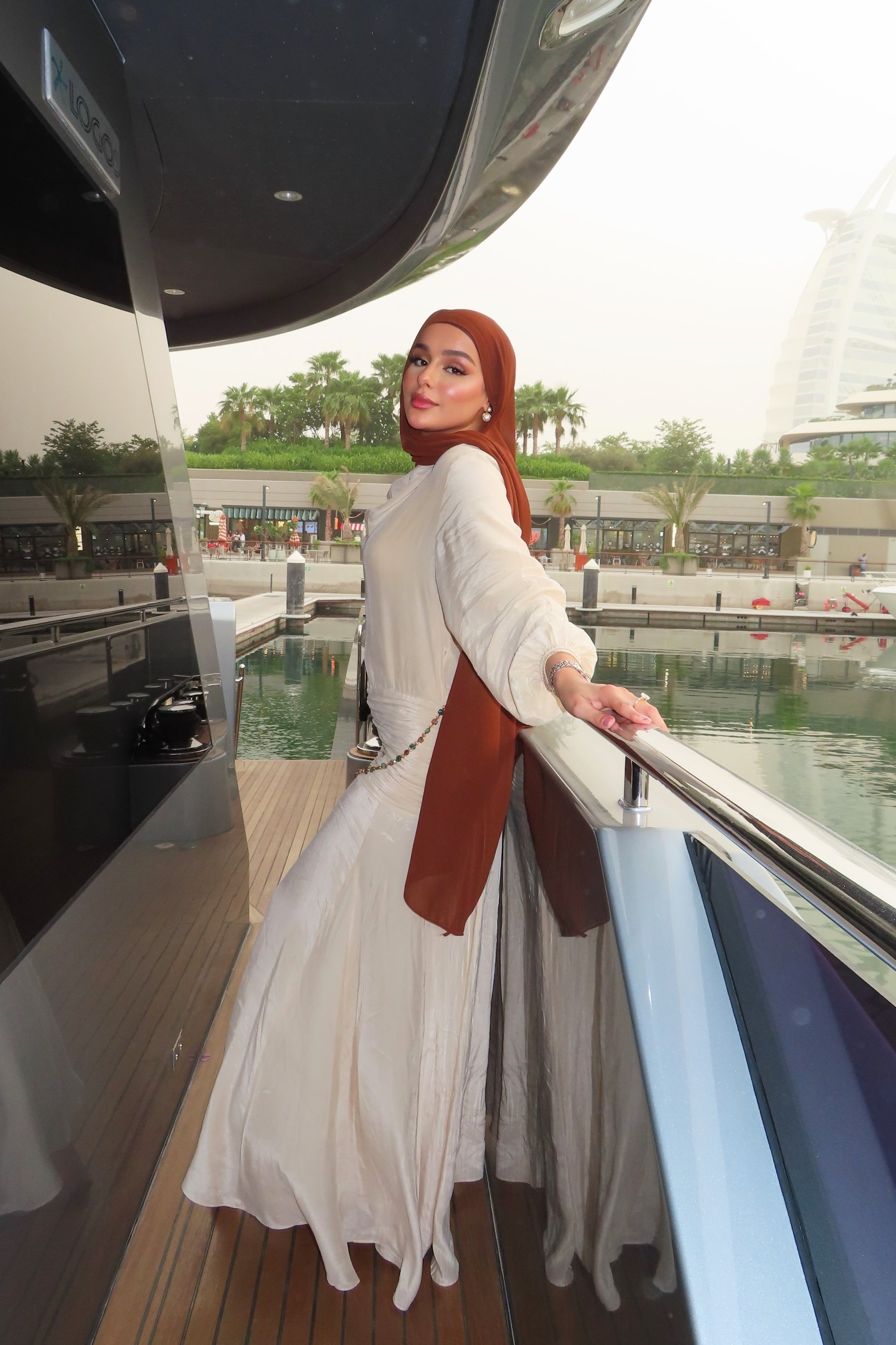 Sofia Satin Waist‑Tied Long Abaya