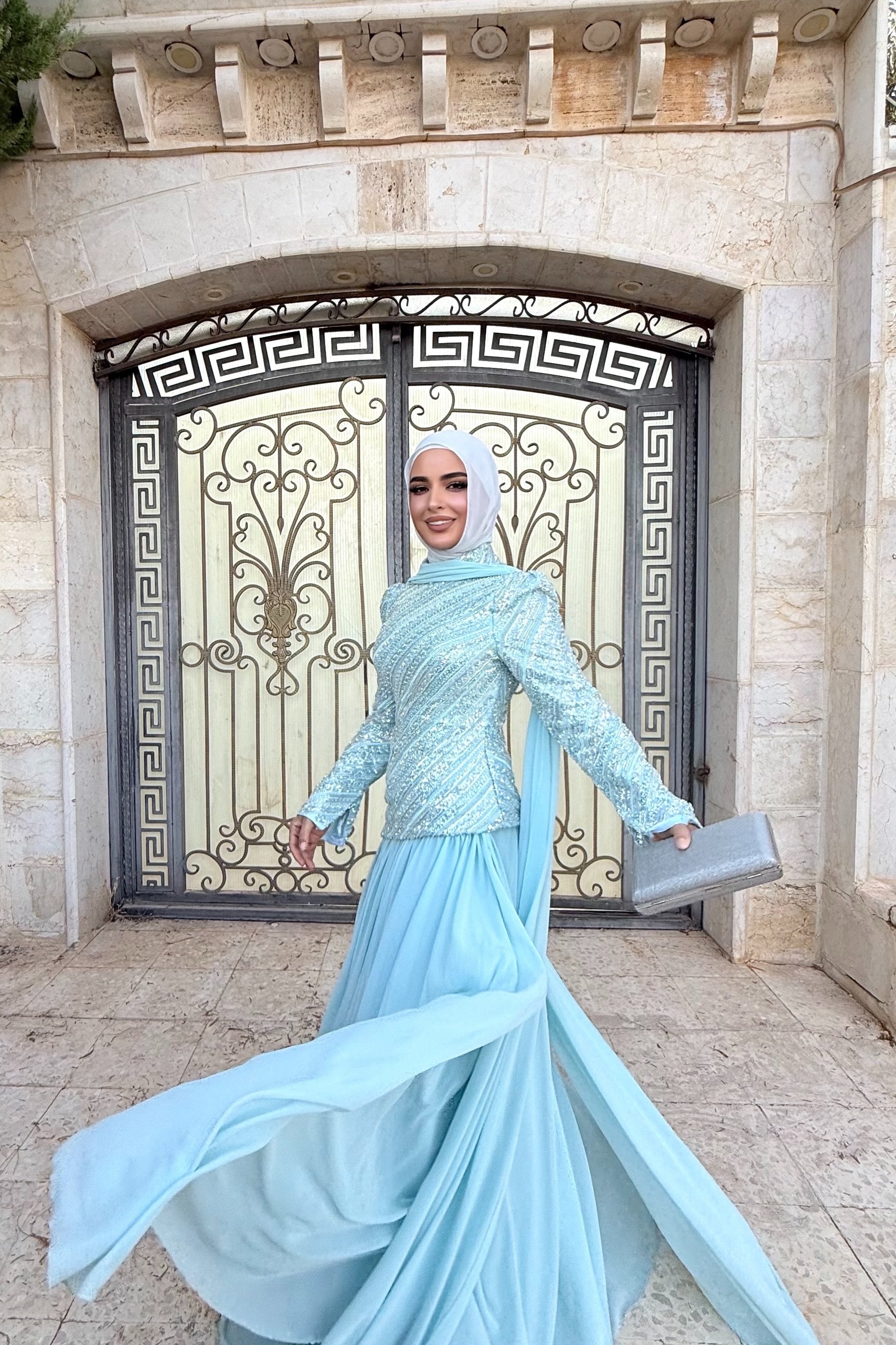 Layla Sequin Decorated Formal Abaya