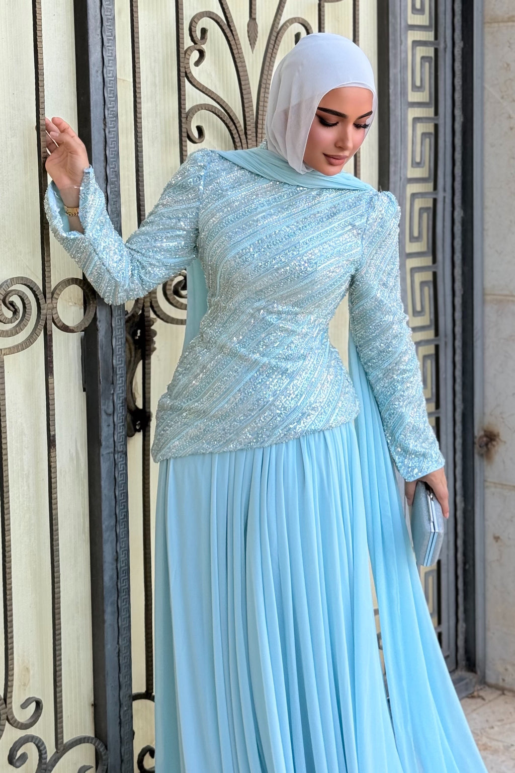 Layla Sequin Decorated Formal Abaya