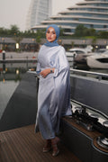 Amira Flowy Satin Two‑piece Suit