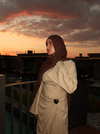 Aisha Ornament Twist Waist Maxi dress