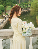 Rania Lace Layered Two‑Piece Maxi dress