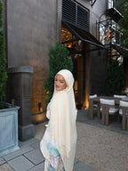Zahra Marble Print Wrap Maxi dress