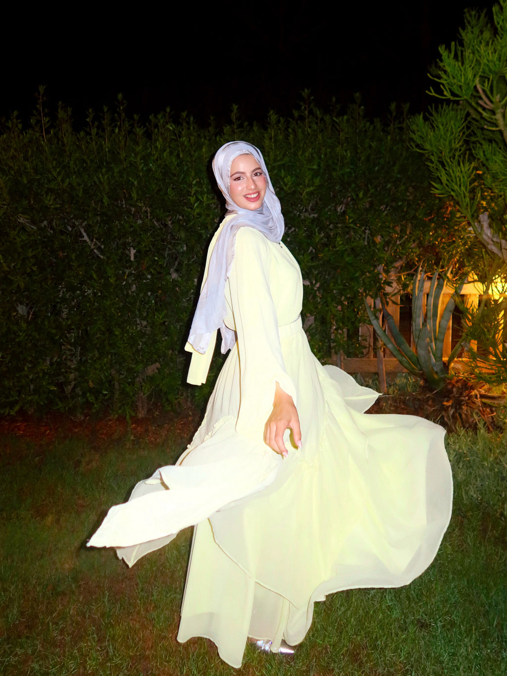 Zahra Belted Ruffle Maxi dress