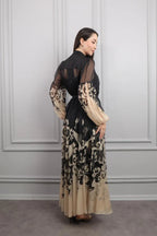 Hannah Baroque Printed Chiffon Overlay Set
