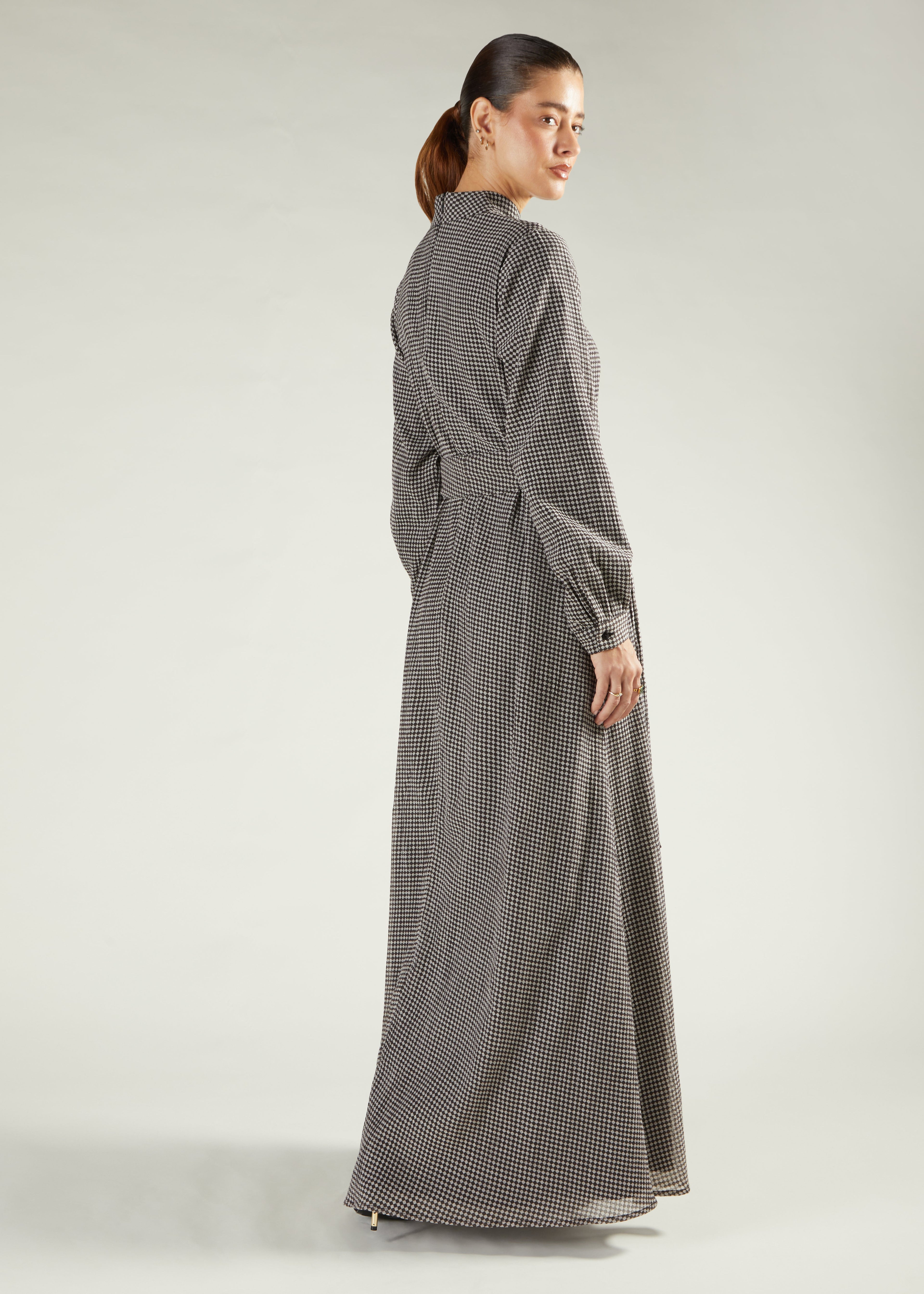 Argyle Maxi Dress