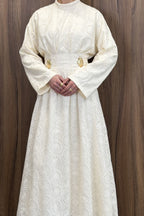 Maya Eyelet Embroidered Maxi Dress