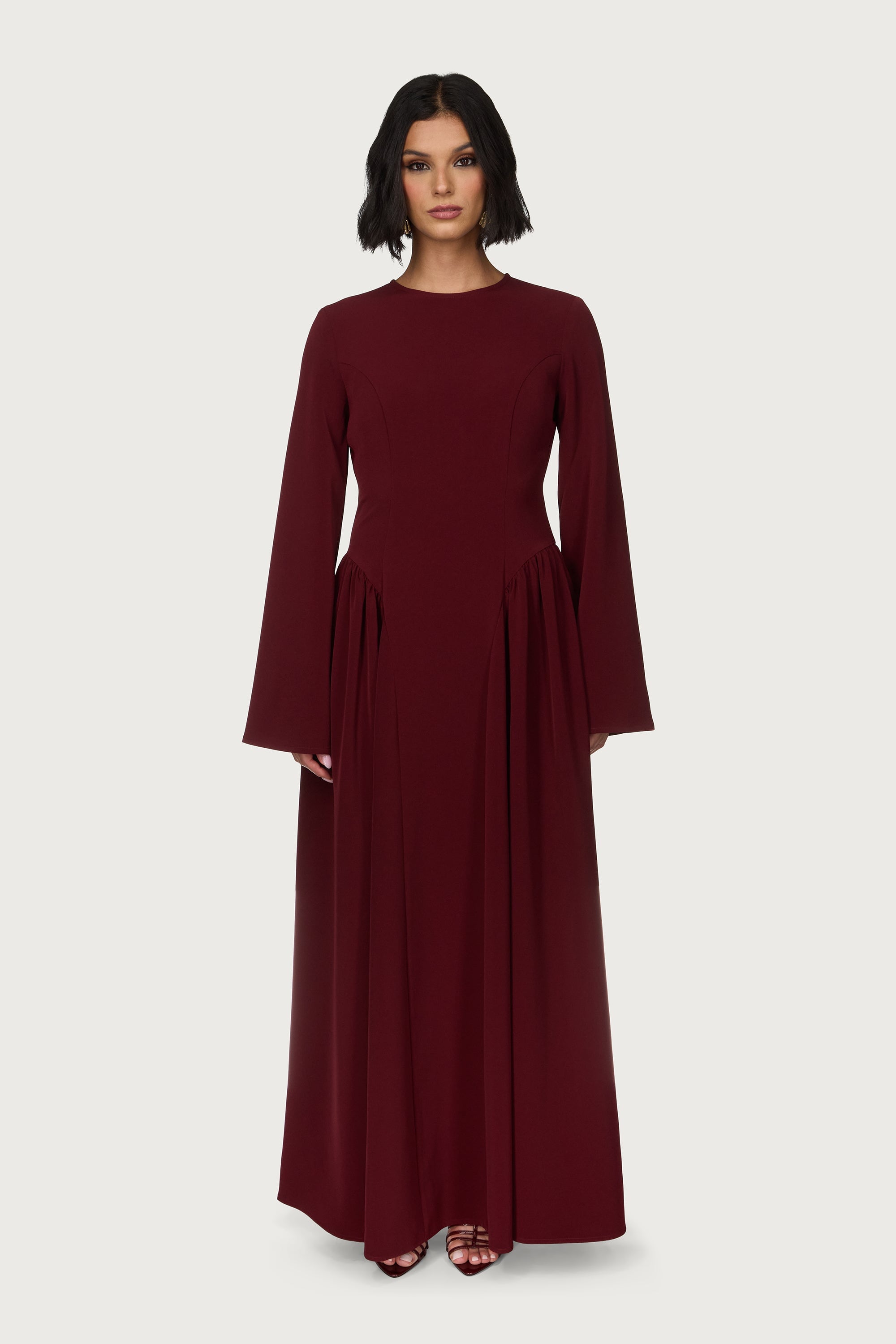 Kendall Maxi Dress - Cherry Lacquer