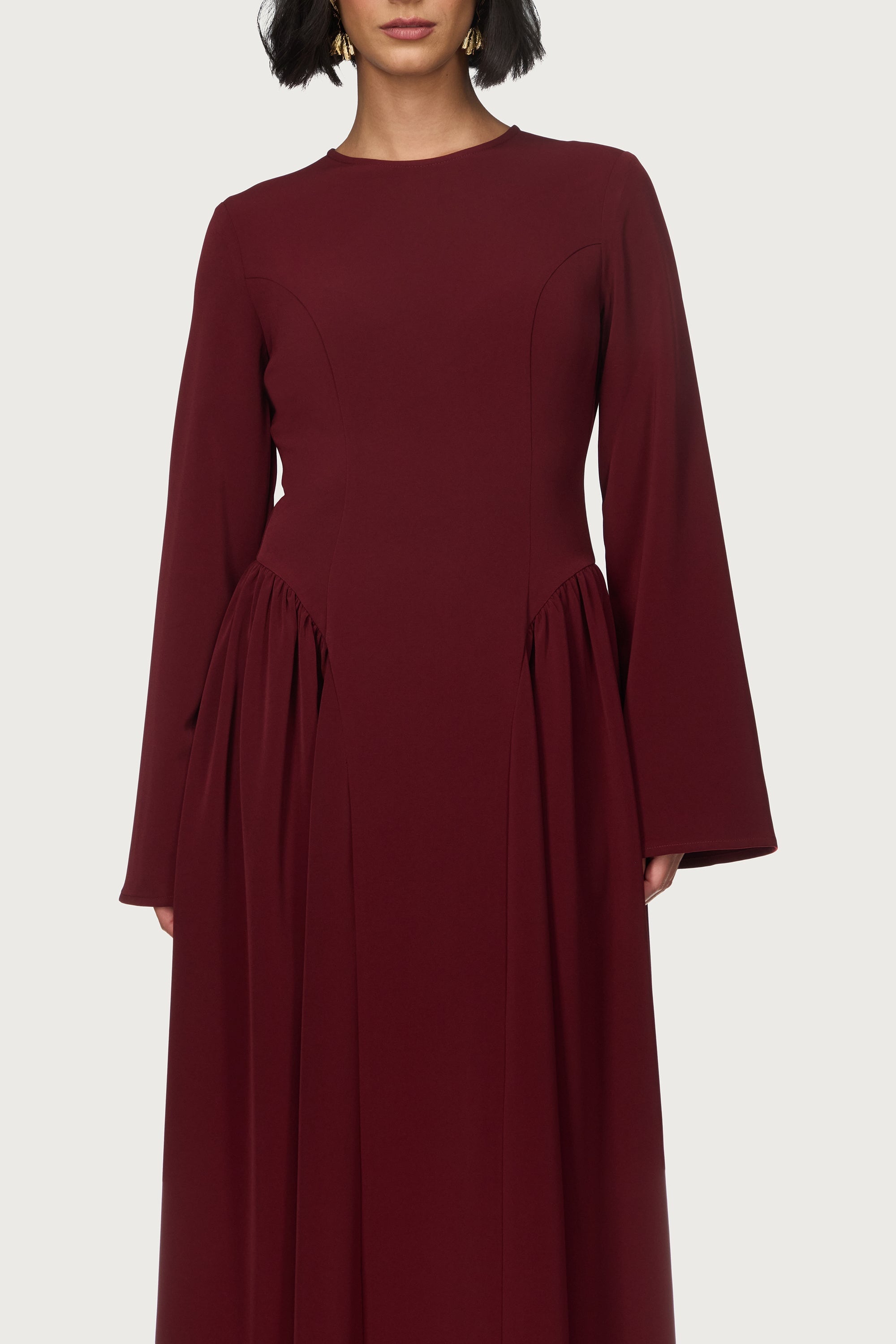 Kendall Maxi Dress - Cherry Lacquer