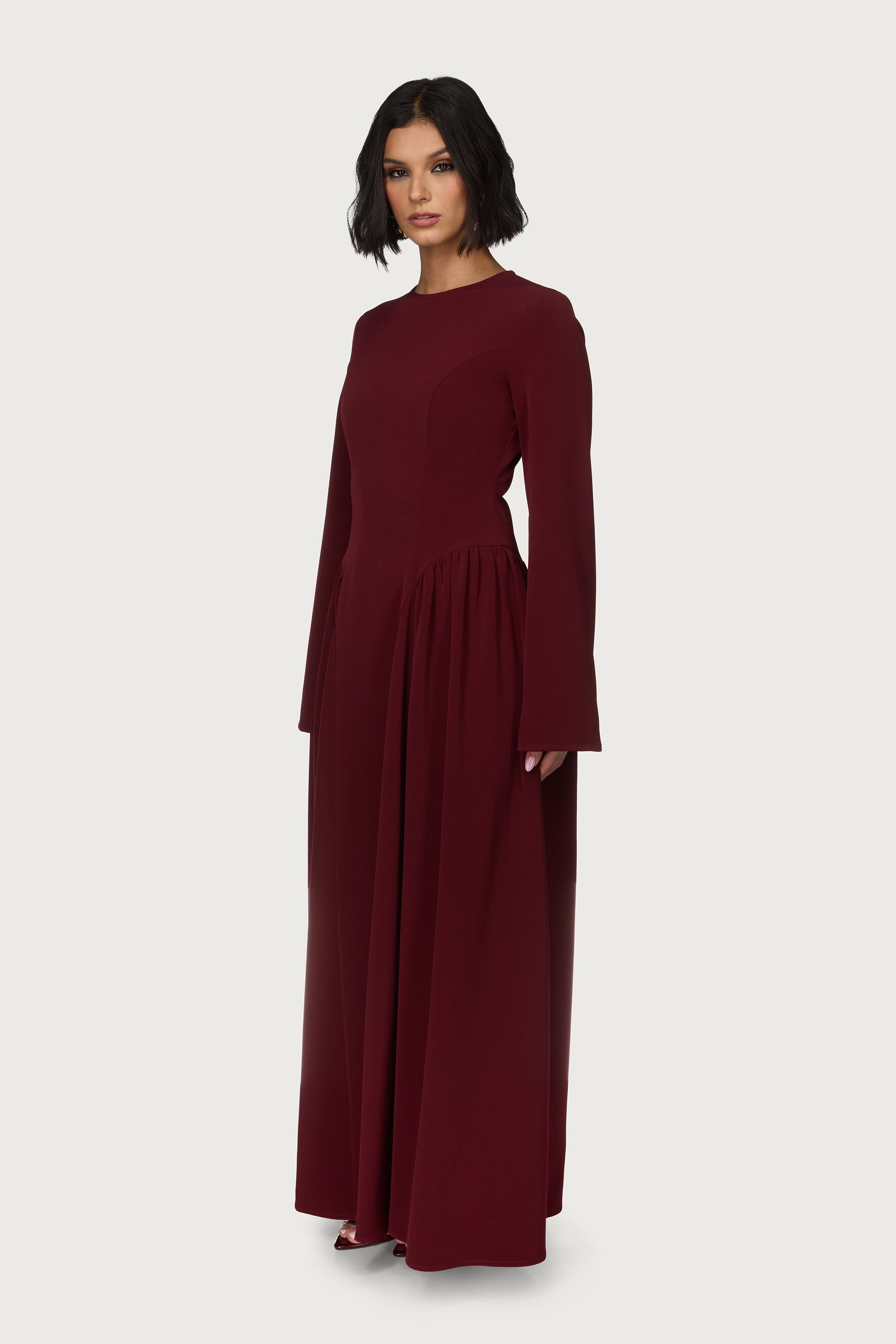 Kendall Maxi Dress - Cherry Lacquer