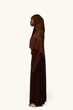 Mara Twist‑Waist Long Sleeve Maxi Dress
