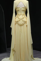 Fara Couture Boned Corset Gown