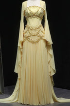 Fara Couture Boned Corset Gown