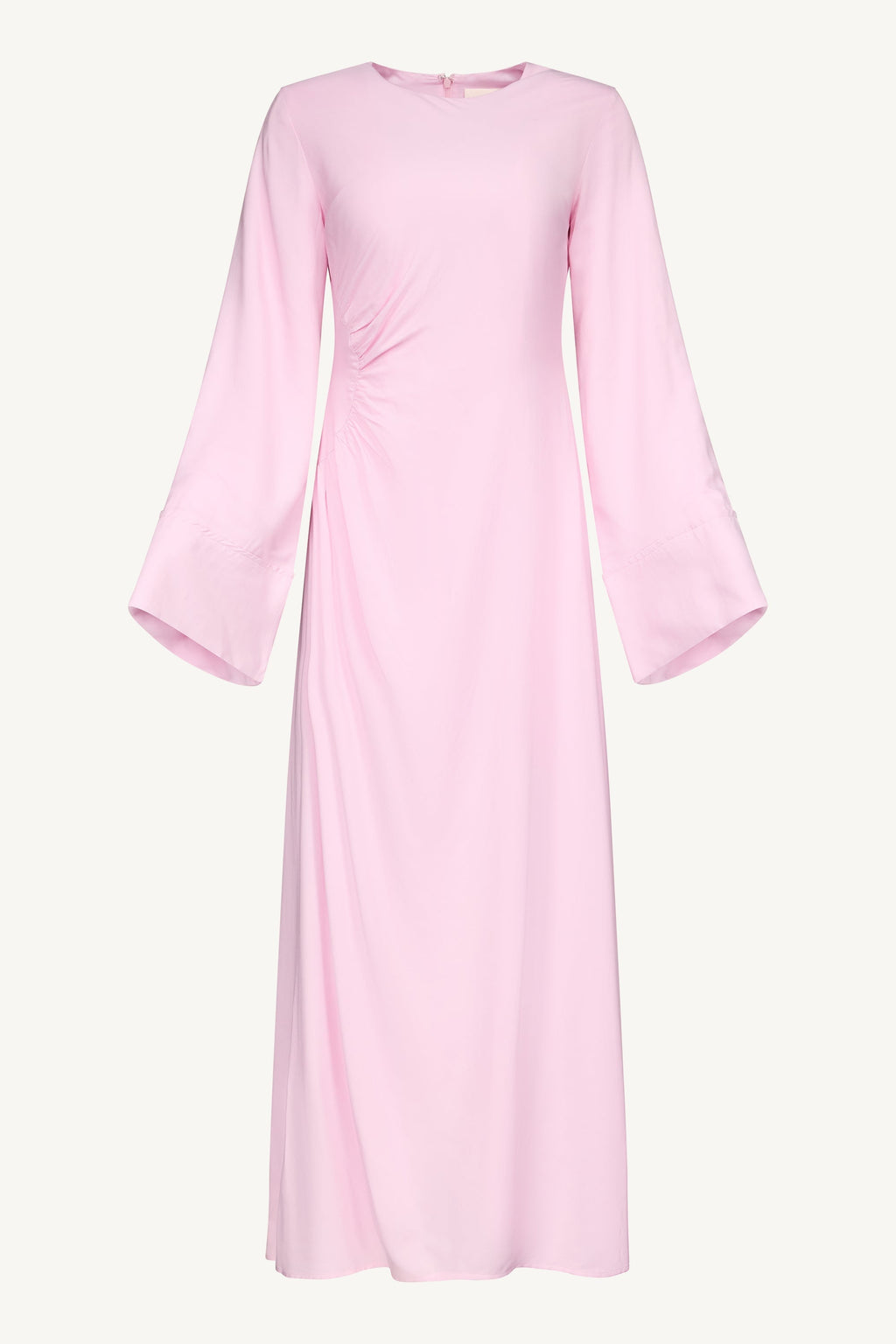 Mais Asymmetric Maxi Dress - Pastel Pink
